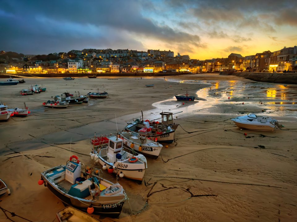 Abendstimmung am Hafen von St Ives